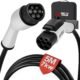 Rallonge câble VE Type 2 7kW 32A 5m Serrure IEC62196-2