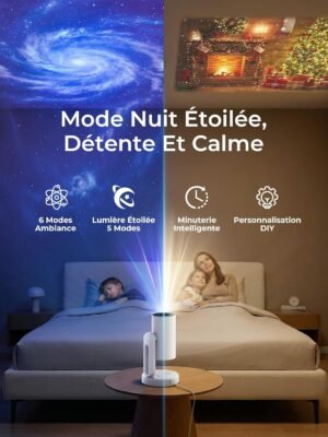 Projecteur vidéo 4K ETOE Starfish Plus, Google TV 300 ANSI