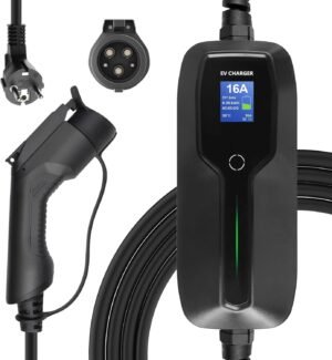 Chargeur voiture électrique Morec Type1 2,2-3,6 kW 10/16A 6m