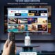 Vidéoprojecteur 1080P natif Mini Smart compatible 4K