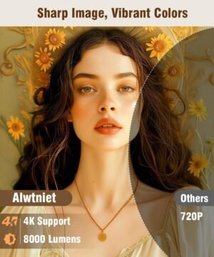71Bgsnf8hL._AC_SL1200_.jpg Mini projecteur 4K portable Alwtniet HY300Pro+ Wi-Fi 6
