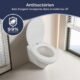 Abattant WC SAMODRA - Frein de chute Forme O lunette UF