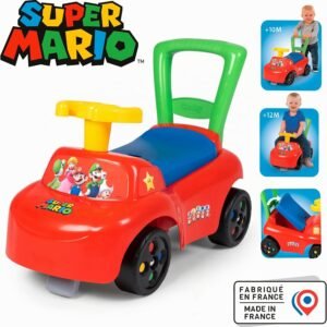 Porteur auto Super Mario Smoby - Châssis ergonomique