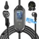Chargeur voiture électrique 3, Chargeur voiture électrique 3,6 kW Type 2 Wallbox mobile 6 m