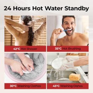Chauffe-eau à gaz naturel 11 L/min CAMPLUX BD300NG Bas NOx