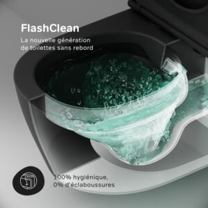 WC suspendu AM.PM cuvette murale céramique sans rebord