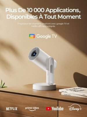 Projecteur vidéo 4K ETOE Starfish Plus, Google TV 300 ANSI