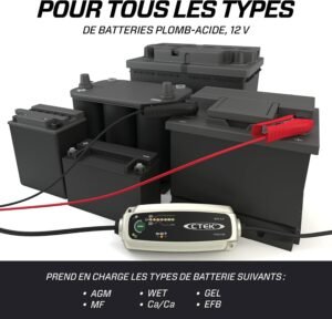 Chargeur batterie CTEK MXS 3.8 12V 5A automatique auto moto