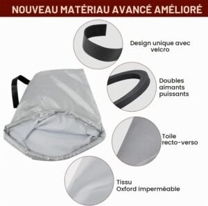Couvercle chargeur voiture électrique PSLER - magnétique