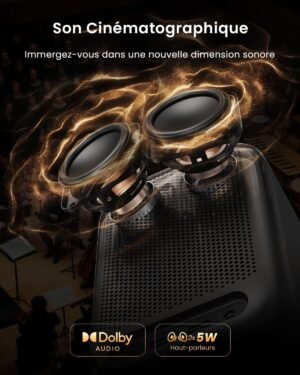 Vidéoprojecteur WEMAX Google TV Netflix 1080p 500 ISO Lumens