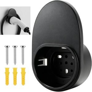 Support mural Type 2 pour chargeur EVSE IEC 62196-2 (Noir)
