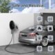 Wallbox Type 2 7,4 kW 32A monophasé câble 6 m IP66 Noir