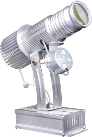 Projecteur GOBO Logo 35W LED personnalisé zoom manuel argent