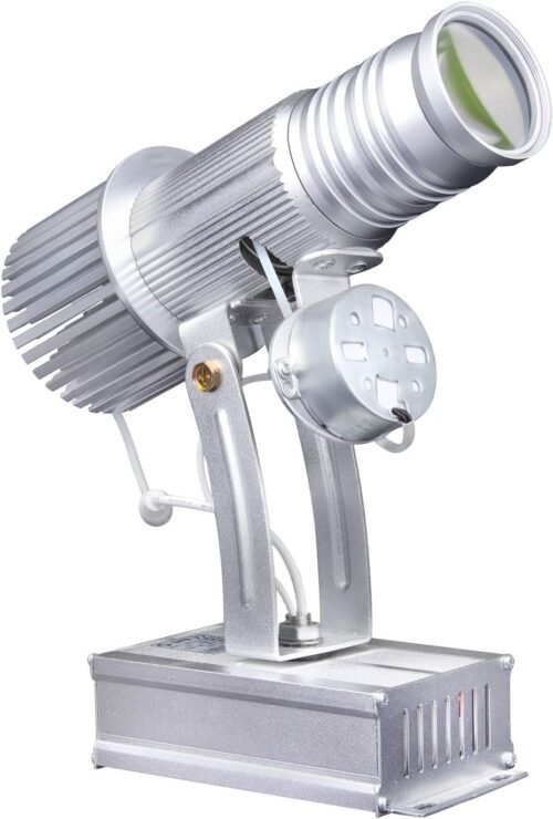 Projecteur GOBO Logo 35W LED personnalisé zoom manuel argent