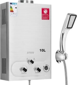 Chauffe-eau à gaz Fulgutonit 10L — douche suralimentée