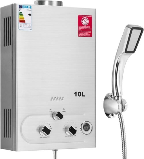 Chauffe-eau à gaz Fulgutonit 10L — douche suralimentée