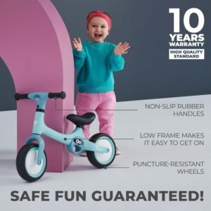 Draisienne Kinderkraft métal, selle réglable, 1,5 an à 25 kg