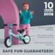 Draisienne Kinderkraft métal, selle réglable, 1,5 an à 25 kg