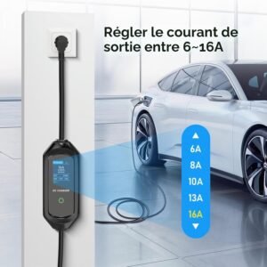 71HfiCli6ML._AC_SL1500_.jpg Chargeur voiture électrique 3,6 kW Type 2 Wallbox mobile 6 m