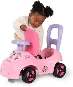 Porteur auto Minnie Smoby - Trotteur, volant dès 10 mois
