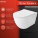 Élément mural WC Lavita 40 cm – Kit complet encastré