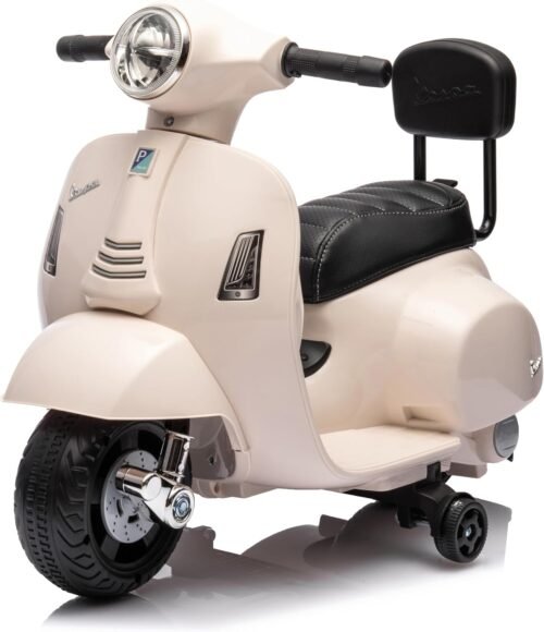 Vespa électrique voiture enfan Vespa électrique voiture enfant 2 ans 6V dossier & sons