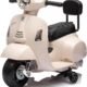 Vespa électrique voiture enfant 2 ans 6V dossier & sons