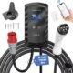 Chargeur voiture électrique 11 Chargeur voiture électrique 11 kW Type 2 5 m triphasé RFID