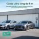 Chargeur voiture électrique Type 2 P17 7,4 kW 6m IP66