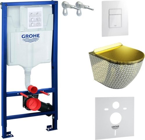 Abattant WC suspendu LAVITA abaissement auto sans bord