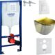 Abattant WC suspendu LAVITA abaissement auto sans bord