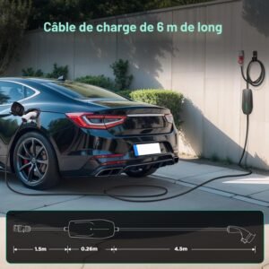 71OEUCH4vtL._AC_SL1500_.jpg Chargeur voiture électrique Type 2 11kW triphasé 7m CEE IP66