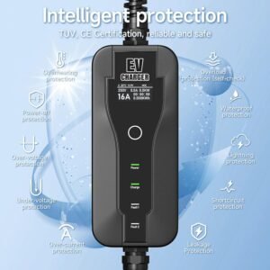Chargeur voiture électrique Type 2 3,6 kW portable