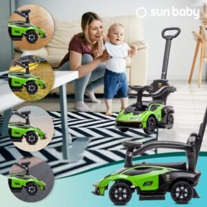 71Phk5mRmYL._AC_SL1000_.jpg Porteur auto enfant 12 mois volant audio rangement vert