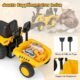 Porteur tracteur enfants Caterpillar avec remorque amovible