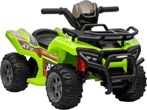 Quad électrique enfant HOMCOM 18-36 mois 6V 2 km/h Vert