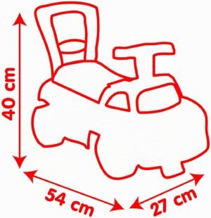 Porteur auto Super Mario Smoby - Châssis ergonomique