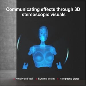 Ventilateur holographique 3D 45 cm 510 LED pour affichage
