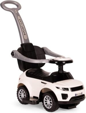 Poussoir coulissant 2 en 1 COIL blanc pour garçons et filles
