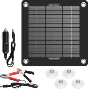 Mainteneur de batterie 12V 10W solaire - Auto Moto Bateau