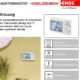 Thermostat numérique EMOS filaire LCD 5-35°C pose en surface