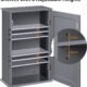 Armoire murale salle de bain Yaheetech - Gris 35x20,7x55 cm