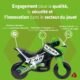 Moto porteur enfant INJUSA 18–36 mois sans pédales stable