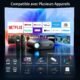 Vamvo projecteur portable WiFi 1080P 200'' extérieur