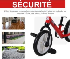 71XrrrZrVdL._AC_SL1500_.jpg Draisienne enfant 2 en 1 HOMCOM 12" roues acier 2-5 ans