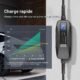 Chargeur voiture électrique Type 2 P17 7,4 kW 6m IP66