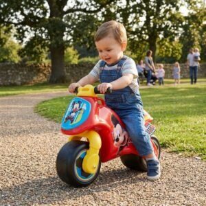 71YaUrrvb7L._AC_SL1200_.jpg Moto porteur enfant 18-36 mois sans pédales Mickey INJUSA