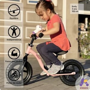 Draisienne KRIDDO 2 à 5 ans, repose-pieds intégré