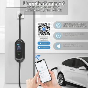 71aCsFL5b3L._SL1500_.jpg Chargeur voiture électrique 3,6 kW Type 2 - câble 8 m APP