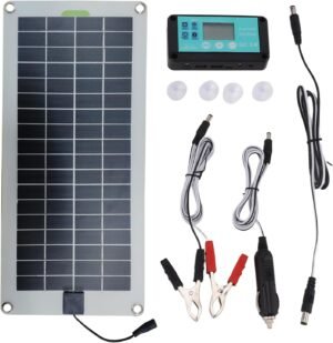 Chargeur de batterie solaire FLAVAS 30W 12V étanche auto